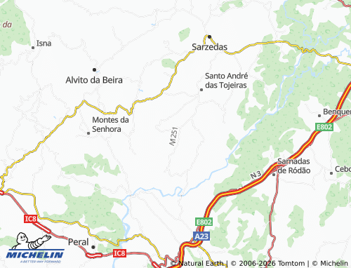 MICHELIN Fonte Longa map - ViaMichelin