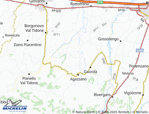 MICHELIN Sarturano map - ViaMichelin