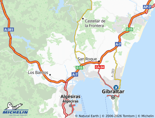 MICHELIN Estación Férrea map - ViaMichelin