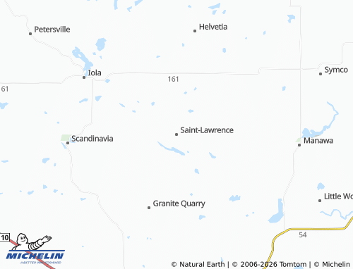 Carte MICHELIN Saint-Lawrence - ViaMichelin
