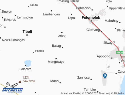MICHELIN Basag map - ViaMichelin