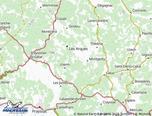 MICHELIN-Landkarte La Pèze - ViaMichelin