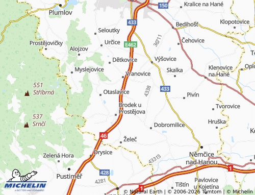 Mappa MICHELIN Dobrochov - ViaMichelin