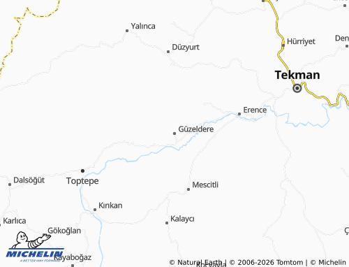 MICHELIN Güzeldere map - ViaMichelin