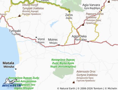 Mapa MICHELIN Moires - ViaMichelin