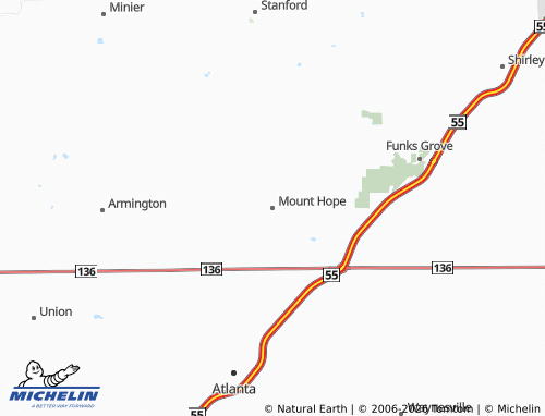 Mapa MICHELIN Mount Hope - ViaMichelin