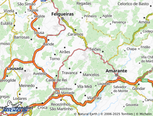 Carte MICHELIN Aldeia Nova de Figueiró-Santa Cristina - ViaMichelin