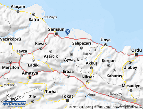 Mapa MICHELIN Ayvacık - ViaMichelin