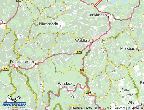 MICHELIN Niederhausen map - ViaMichelin