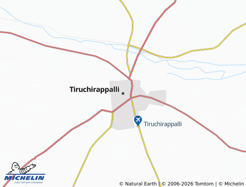 Mappa MICHELIN Tiruchirappalli - ViaMichelin