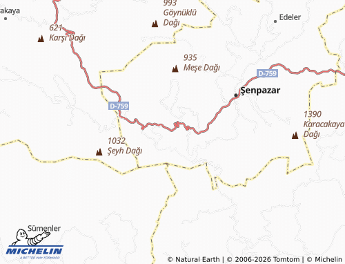 Mappa MICHELIN Celalli - ViaMichelin