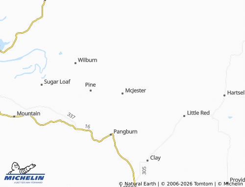 Carte MICHELIN McJester - ViaMichelin