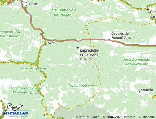 Mappa MICHELIN Salvezines - ViaMichelin