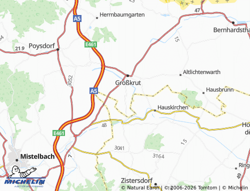 MICHELIN Ginzersdorf map - ViaMichelin