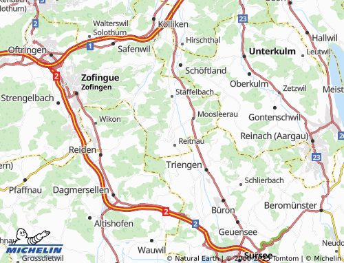 MICHELIN-Landkarte Attelwil - ViaMichelin