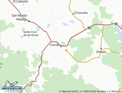 Mapa MICHELIN Cocula - ViaMichelin