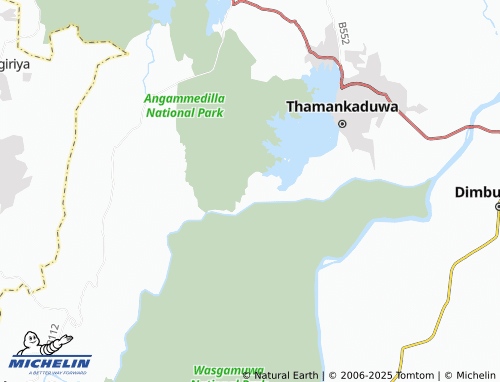 MICHELIN Kalahagala map - ViaMichelin