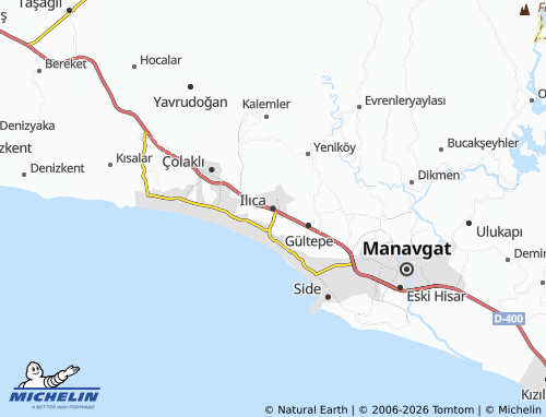 MICHELIN Ilıca map - ViaMichelin