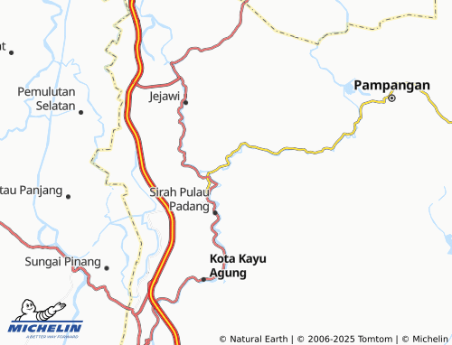 MICHELIN Pantai map - ViaMichelin