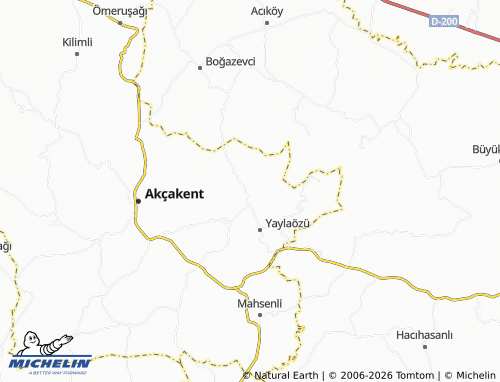 MICHELIN Yetikli map - ViaMichelin