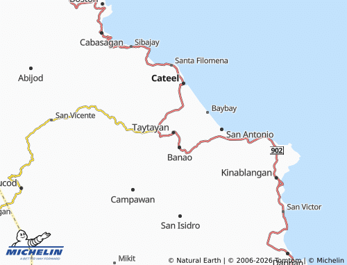 MICHELIN Taytayan map - ViaMichelin