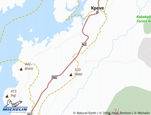 MICHELIN Tsibu map - ViaMichelin