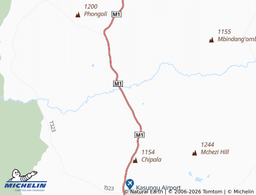 Mappa MICHELIN Kalikwembe - ViaMichelin
