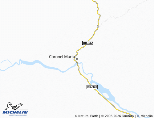Carte MICHELIN Coronel Murta - ViaMichelin
