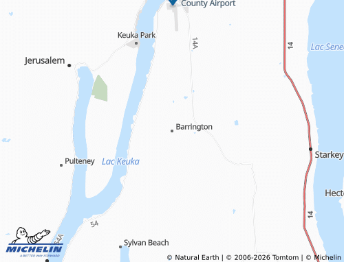 Mapa MICHELIN Barrington - ViaMichelin