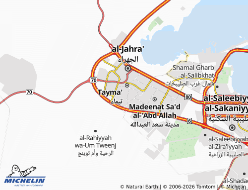 MICHELIN-Landkarte al-Naseem - ViaMichelin