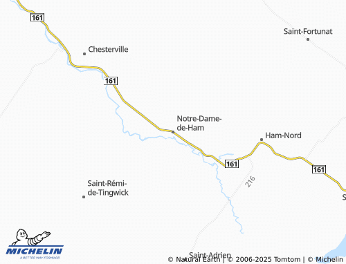 MICHELIN Notre-Dame-de-Ham map - ViaMichelin