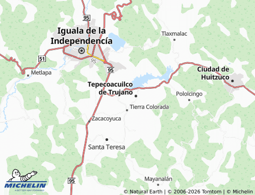 Kaart MICHELIN Paso de Iguala - ViaMichelin