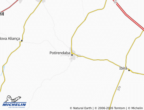 Carte MICHELIN Potirendaba - ViaMichelin