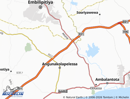 Mappa MICHELIN Dikwewa - ViaMichelin