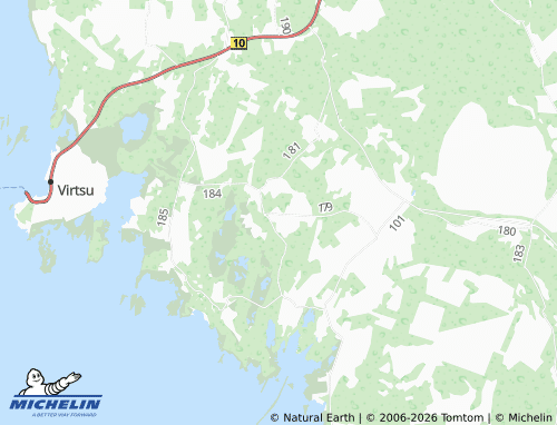 MICHELIN Nehatu map - ViaMichelin