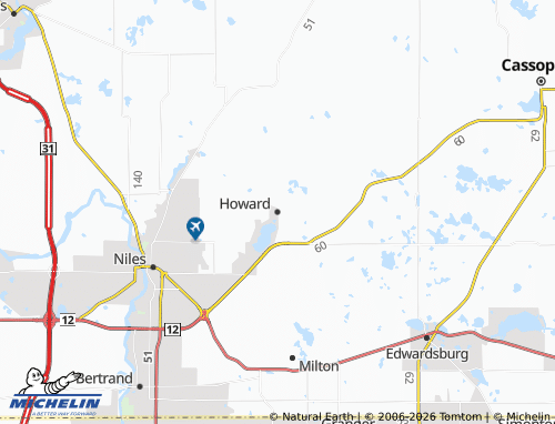 Mappa MICHELIN Howard - ViaMichelin