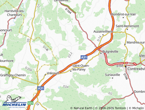 MICHELIN Aingeville map - ViaMichelin