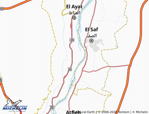 MICHELIN-Landkarte al-Maqatifiyyah - ViaMichelin