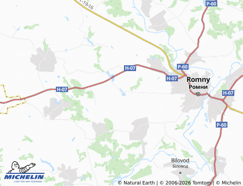 Mappa MICHELIN Levchenky - ViaMichelin