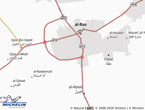 MICHELIN-Landkarte al-Quds - ViaMichelin