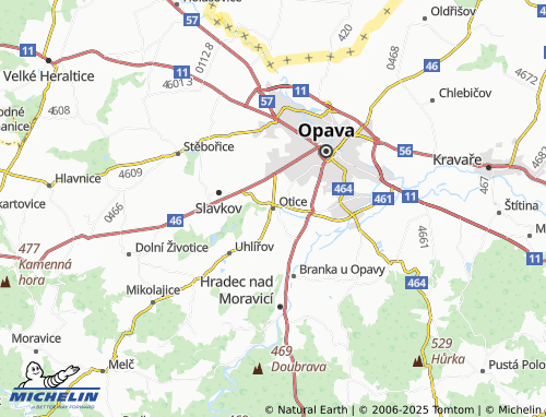 MICHELIN Otice map - ViaMichelin