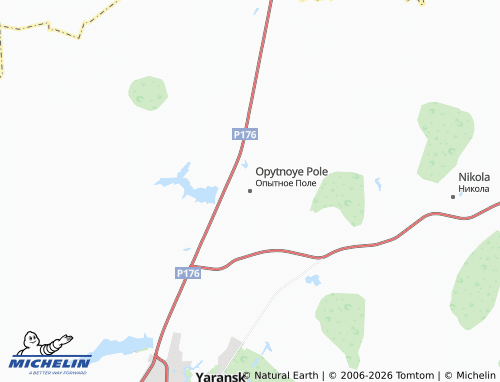MICHELIN-Landkarte Opytnoye Pole - ViaMichelin