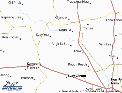 Mapa MICHELIN Svay Angk - ViaMichelin