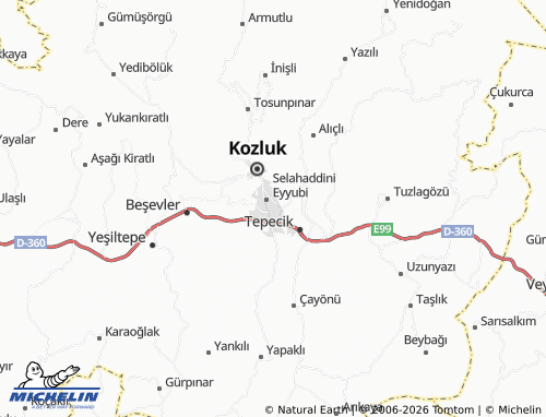 Mappa MICHELIN Komando - ViaMichelin