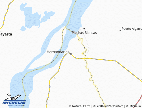 MICHELIN-Landkarte Hernandarias - ViaMichelin