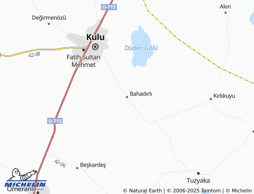 MICHELIN Bahadırlı map - ViaMichelin