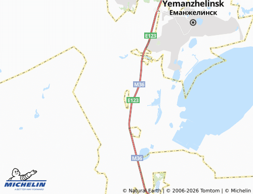 MICHELIN-Landkarte Tayandy - ViaMichelin