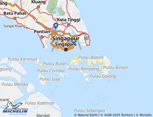 MICHELIN-Landkarte Batam - ViaMichelin