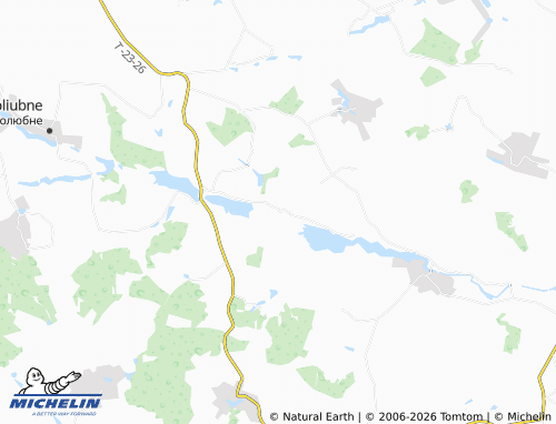 MICHELIN-Landkarte Derkachi - ViaMichelin