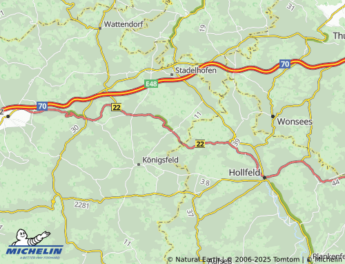 Mappa MICHELIN Treunitz - ViaMichelin
